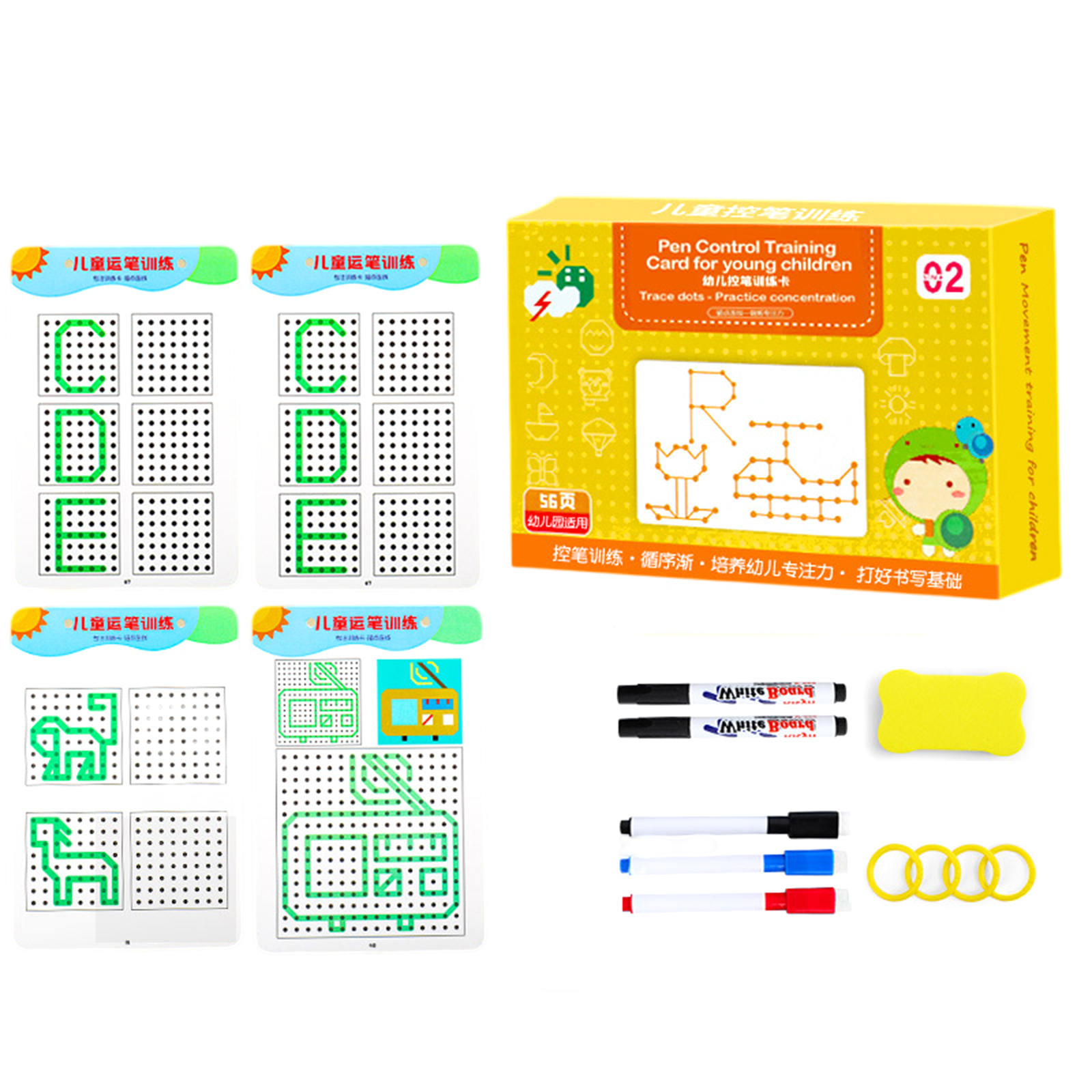 Wipe Clean Workbook Alphabet Numbers Preschoolers Handwriting Workbooks Kids Reusable Handwriting Workbooks For Preschools