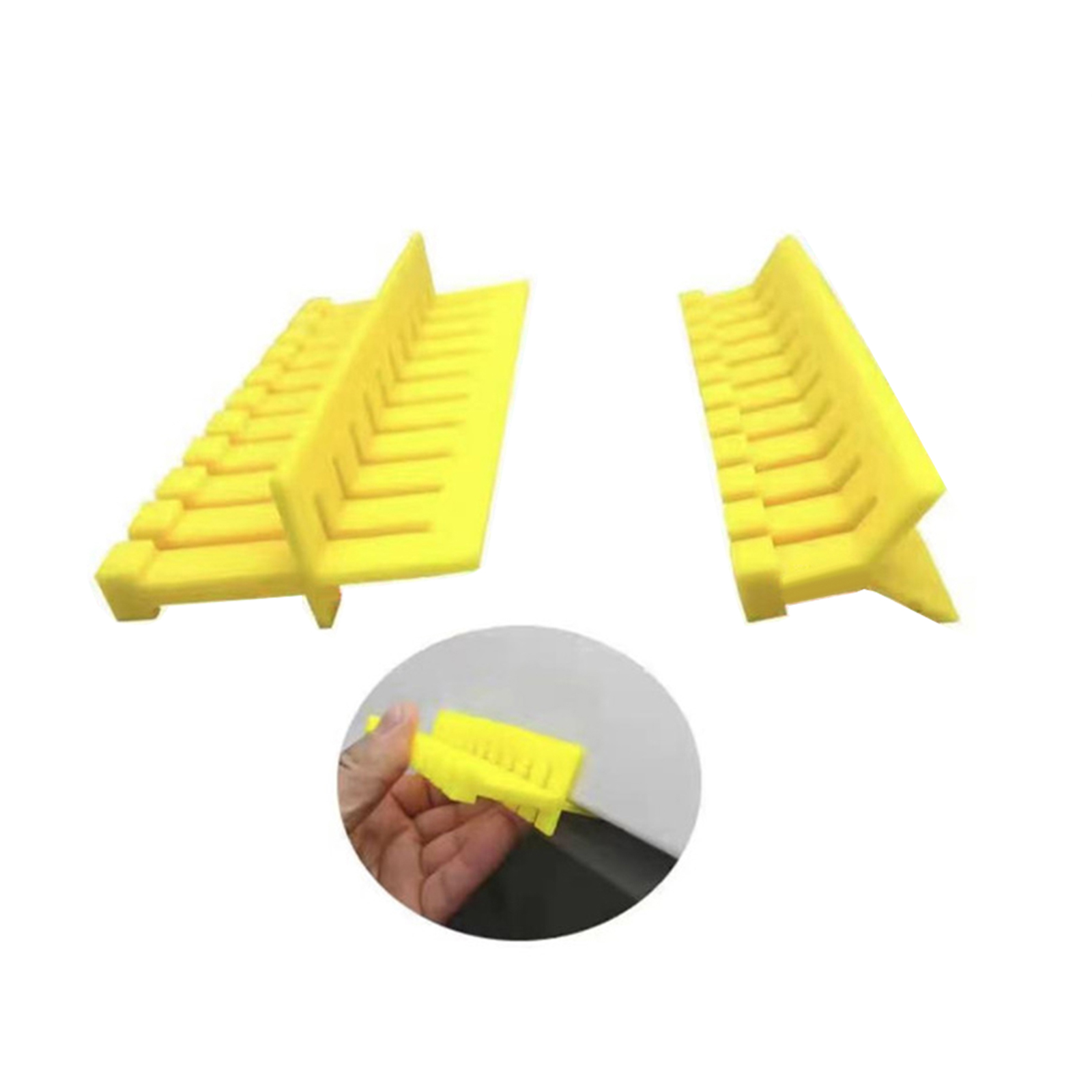 10Pcs Car Paintless Dent Repair Tool Paintless Dent Removal Kit Plastic Right Angle Sheet Puller Tabs Tools