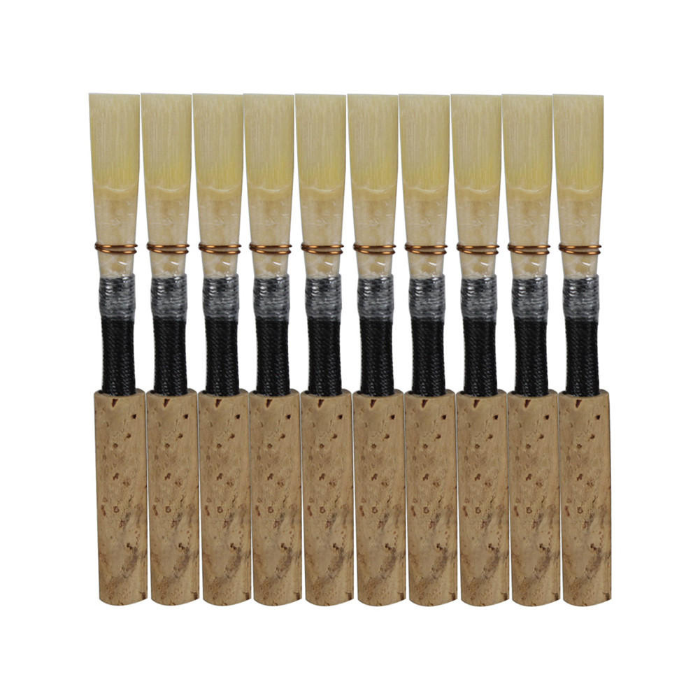 10pcs/set 7.2×0.7×0.7cm  Natural Reed Oboe Reeds Wind Instrument Part