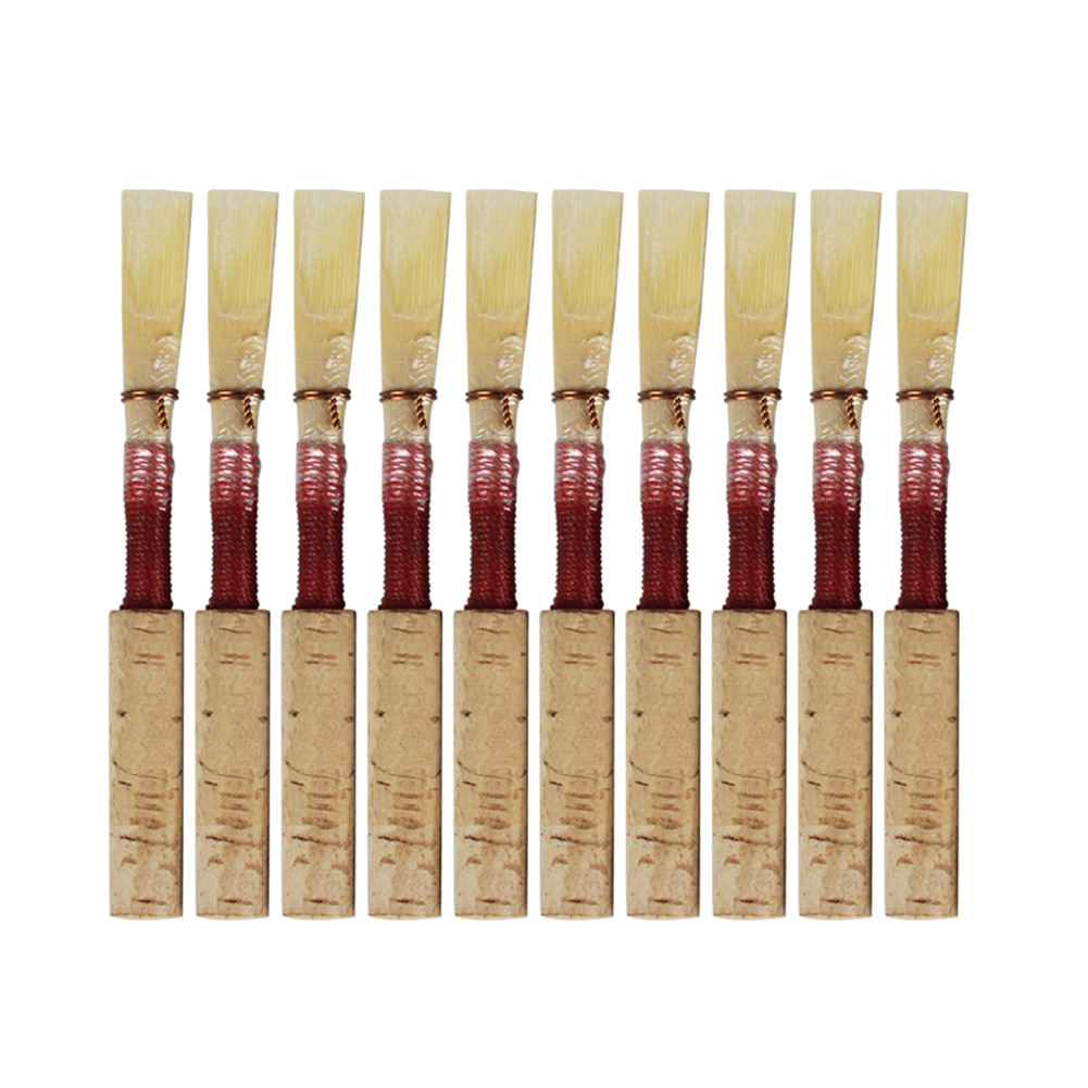 10pcs/set 7.2×0.7×0.7cm  Natural Reed Oboe Reeds Wind Instrument Part