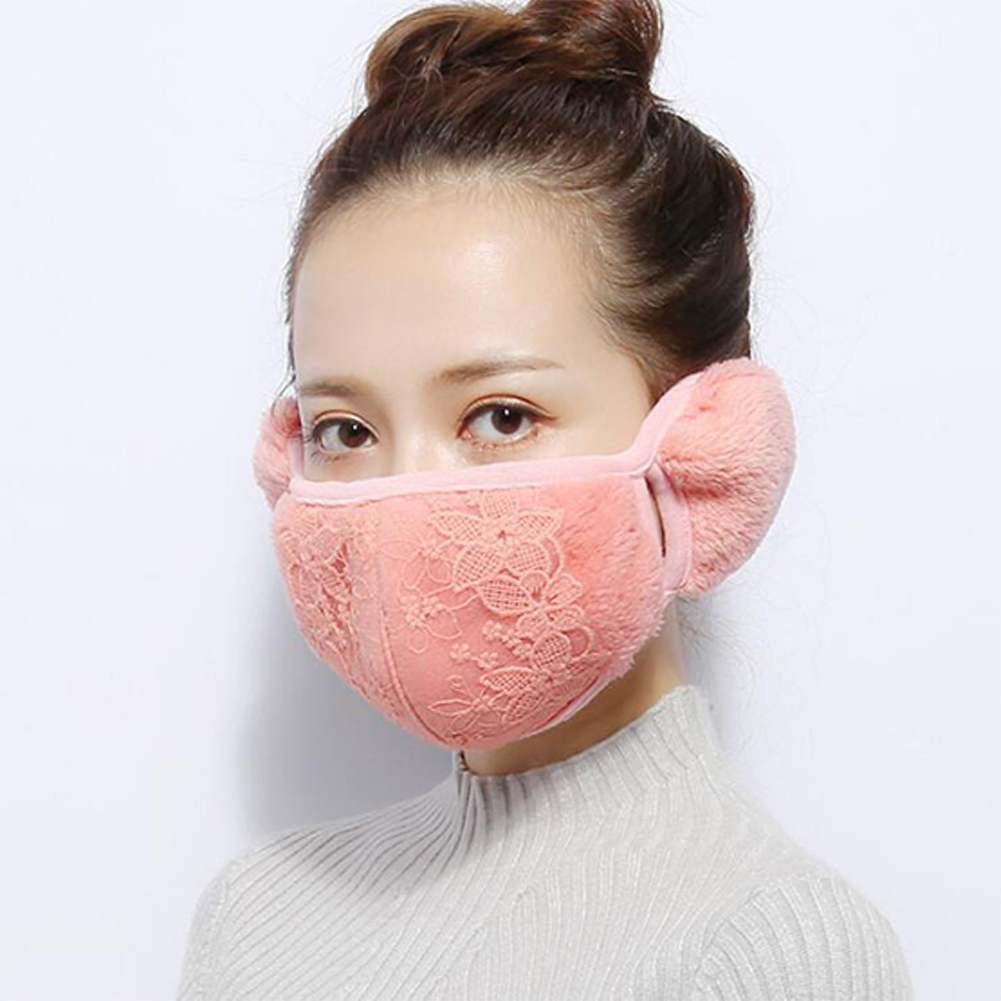 2 in 1 Unisex Warm Ear Cover + Dust-proof Mask Perfect Wear Accessory for Winter