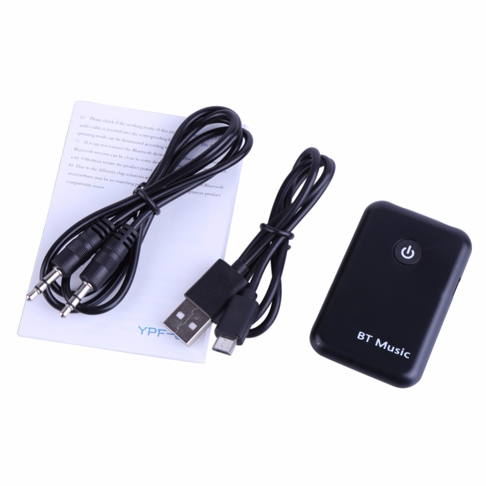 2 in1 Bluetooth Transmitter Receiver 3.5mm Stereo Wireless Music Audio Cable Dongle Bluetooth V4.2 Adapter for TV DVD MP3 PC