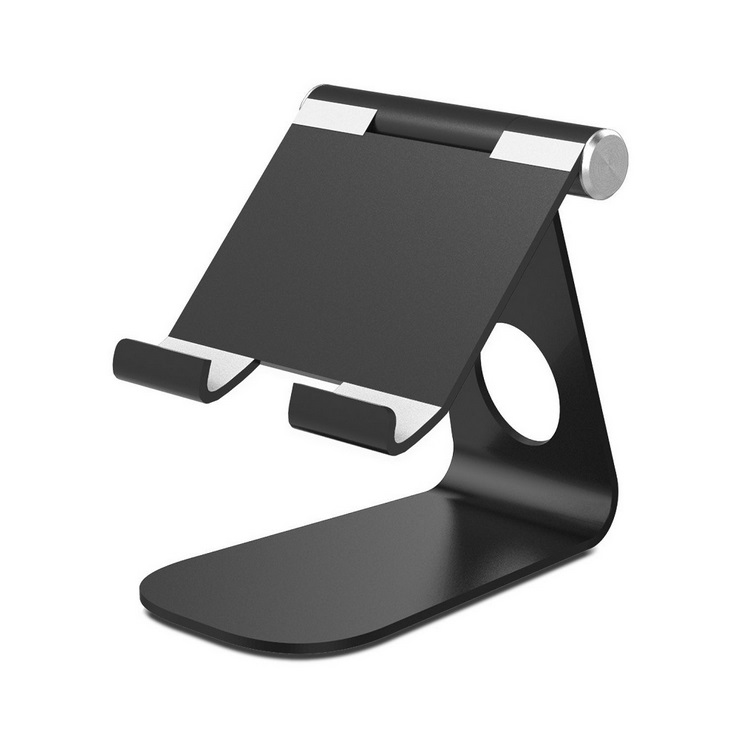 270° Rotatable Foldable Aluminum Alloy Desktop Holder Tablet Stand for Samsung Galaxy Tab Pro S iPad Pro10.5 9.7" 12.9” iPad Air Surface Pro 4 Kiosk POS Stand