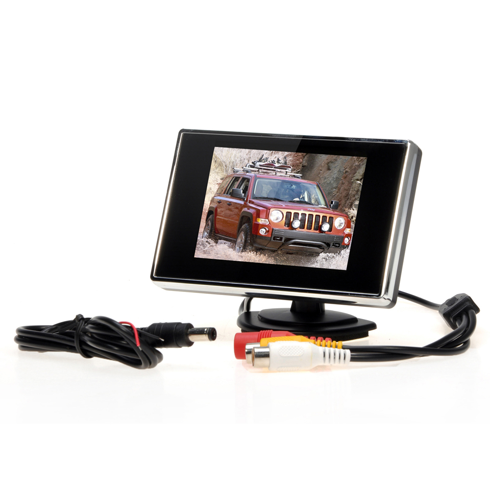 3.5 Inch TFT LCD Car Monitor Auto TV Car Rearview Camera Monitor Parking Assist Backup Reverse Monitor Car DVD Screen
