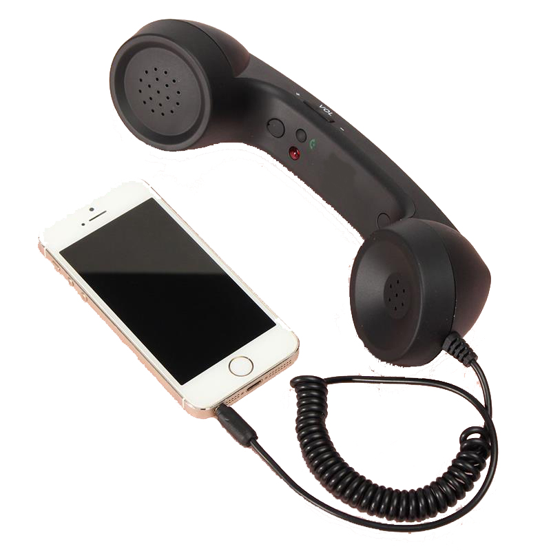 3.5mm Universal Phone Telephone Radiation-proof Receivers Cellphone Handset Classic Headphone MIC Microphone