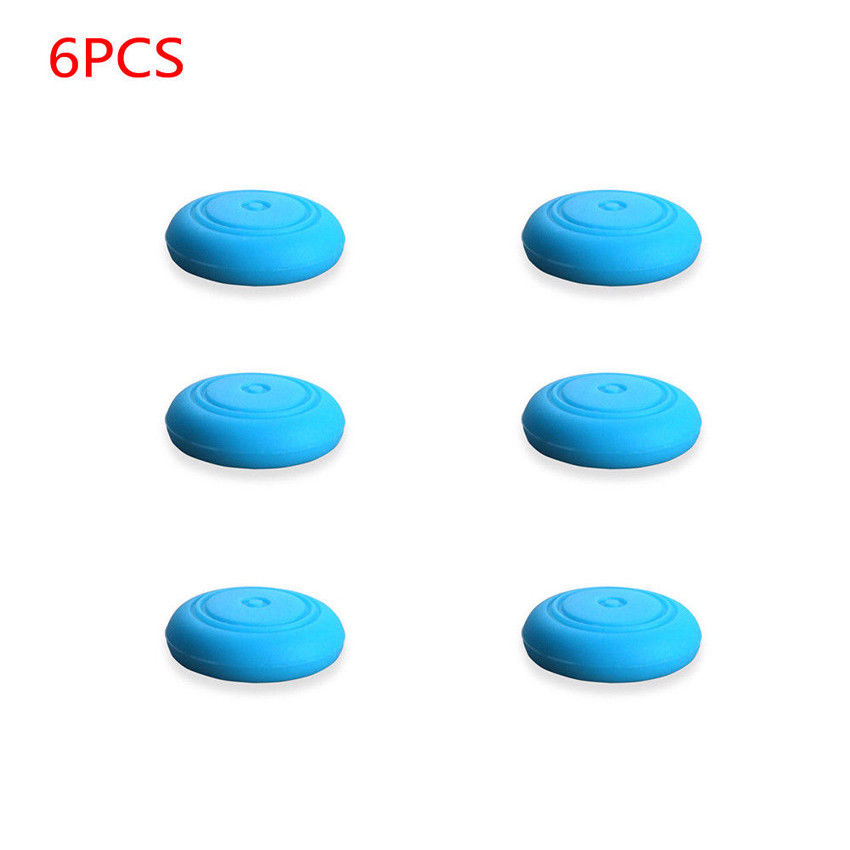 6 Pcs Silicone Thumbstick Thumb Stick Grip Caps Cover for Nintend Switch Joy-Con Controller