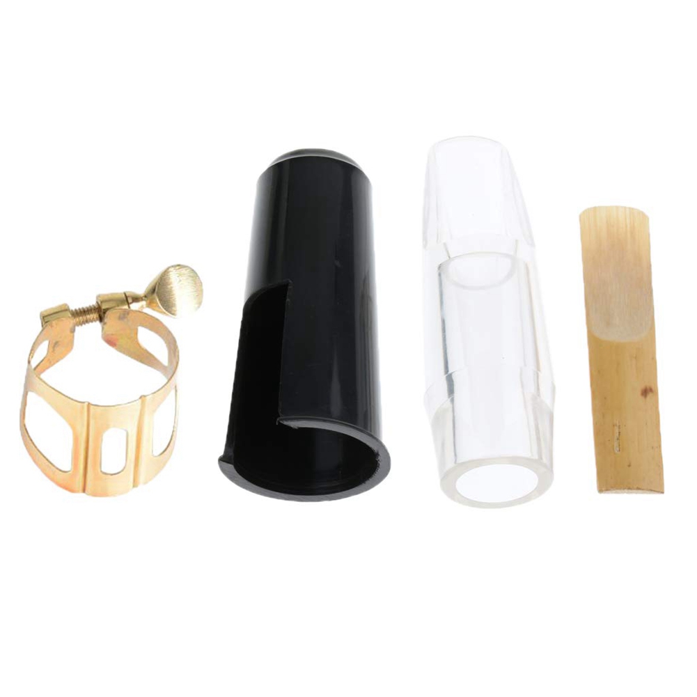 Alto Saxophone Mouthpiece Kit Mouthpiece+Mouthpiece Cap+Clip+Reed