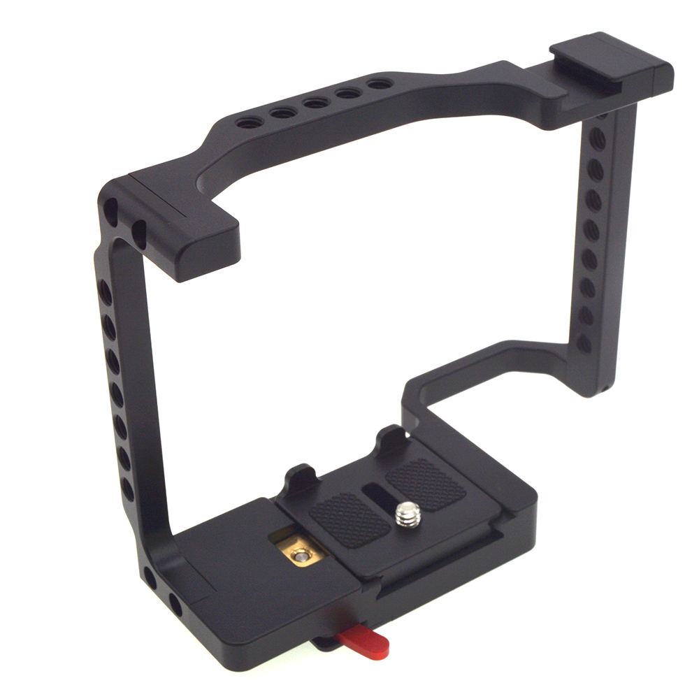 Camera Cage Full Frame with Shoe Mount & Rosette Mount for Sony a7II a7SII a7III a7RIII a9