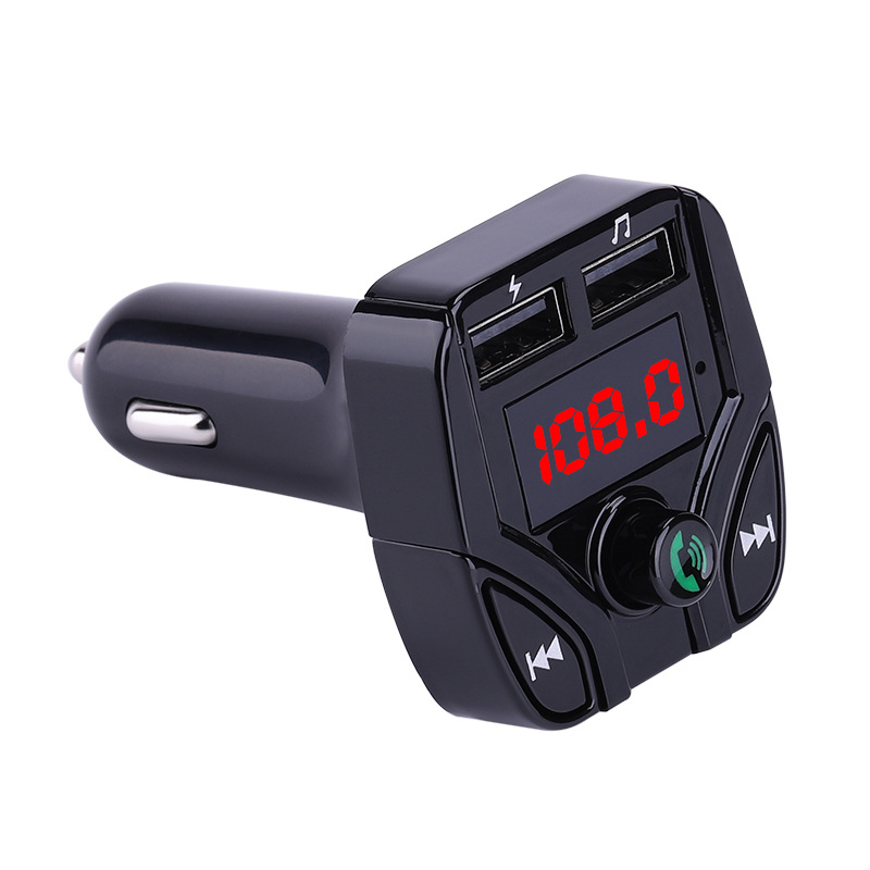 Car MP3 Player FM Transmitter Multifunction Hands-free Call Car Bluetooth Player USB Charger TF Card Support