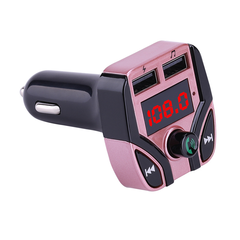 Car MP3 Player FM Transmitter Multifunction Hands-free Call Car Bluetooth Player USB Charger TF Card Support