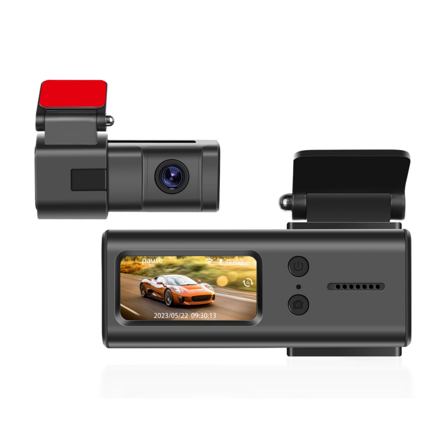 Dash Cam WiFi Car Camera 1080P Dash Camera 1.5 Inch Super Night Vision Loop Recording G-Sensor 150° Wide Angle
