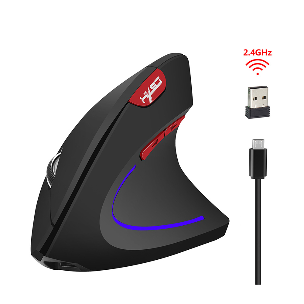 Ergonomic Mouse High Precision Optical Vertical Mouse Adjustable DPI Wireless Computer Mouse