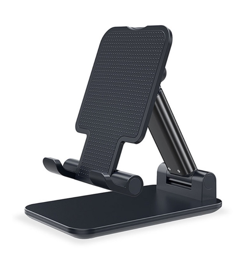 Foldable Phone Stand Metal Cellphone Holder Adjustable Desk Bracket Smartphone Mount Universal for iOS/Android Moble Phone