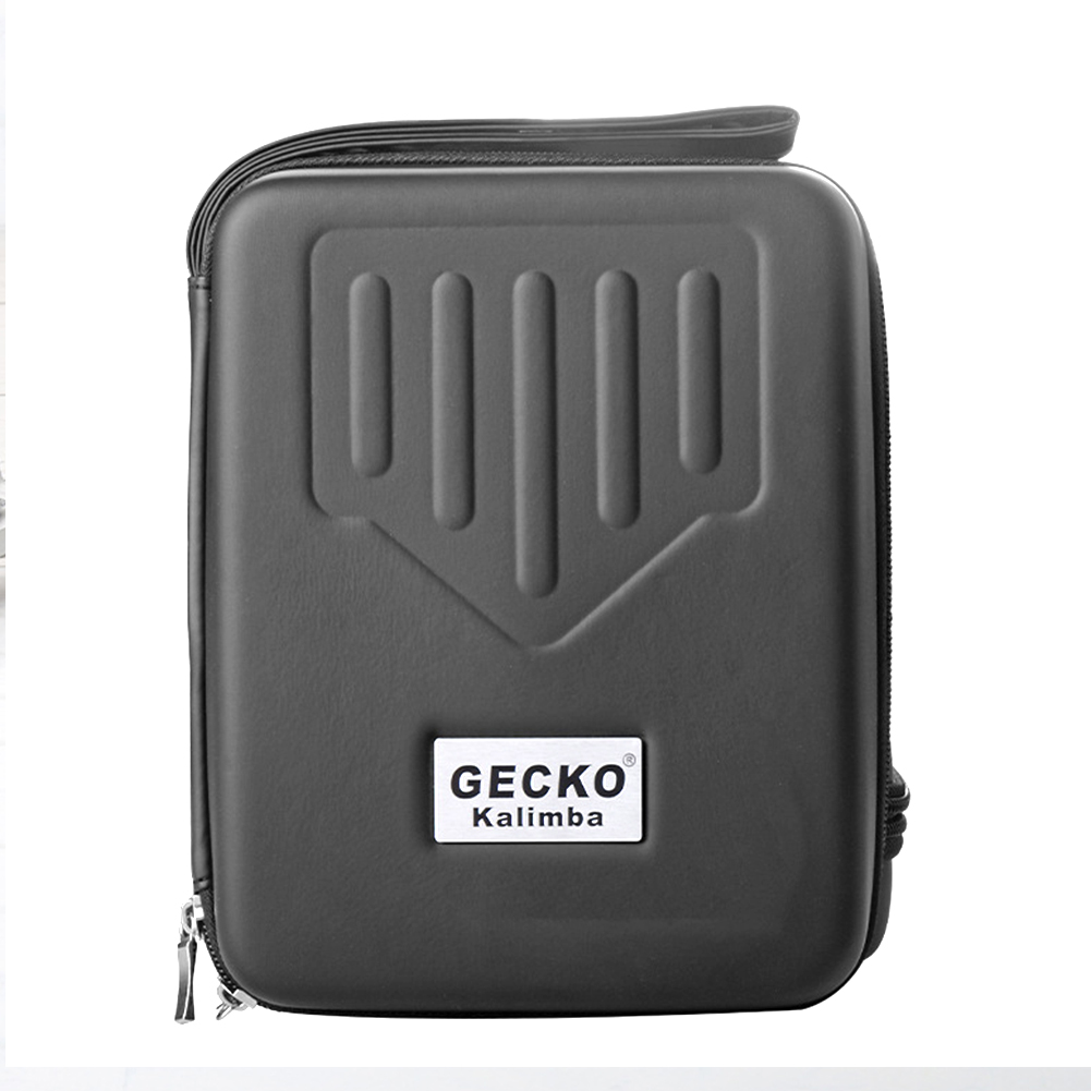 GECKO Portable Shockproof Kalimba Case Waterproof Thumb Piano Bag for 17key Kalimba Keyboard Instruments