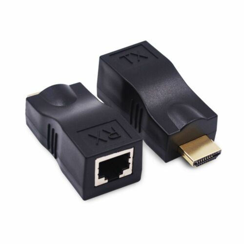 HDMI to RJ45 Extender Over Cat 5e/6 Network LAN Ethernet Adapter