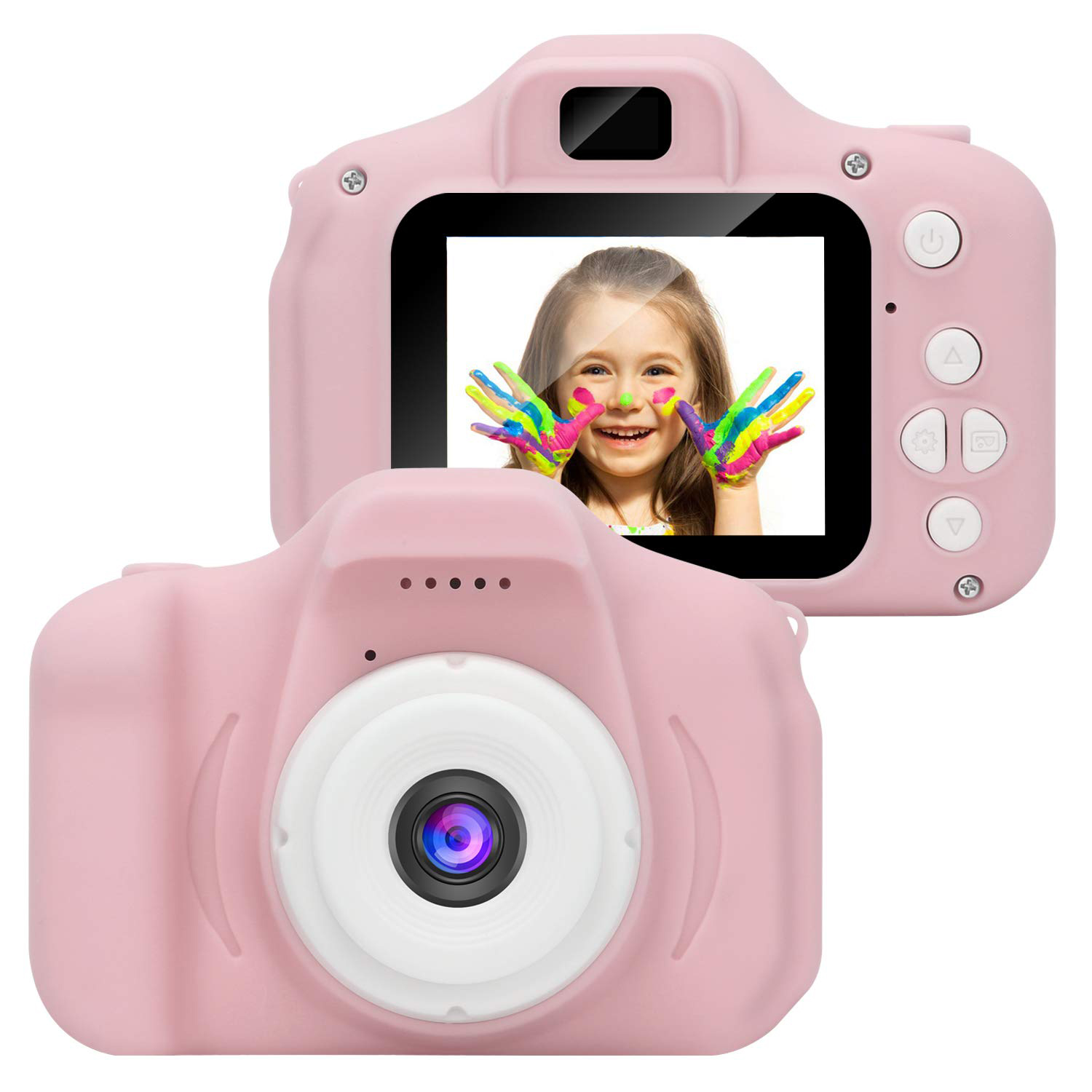 Kids Digital Video Camera Mini Rechargeable Children Camera Shockproof 8mp Hd Toddler Cameras Child Camcorder