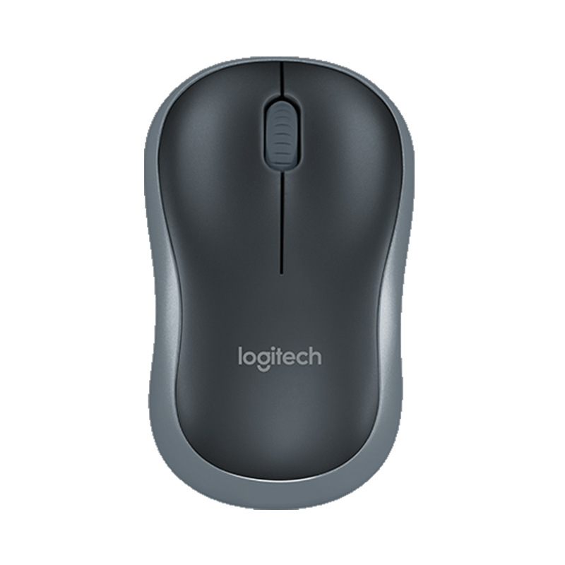 Logitech M186 Mouse Optical Ergonomic 2.4GHz Wireless USB 1000DPI Mice Opto-electronic Both Hands Mouse for Office Home Laptop