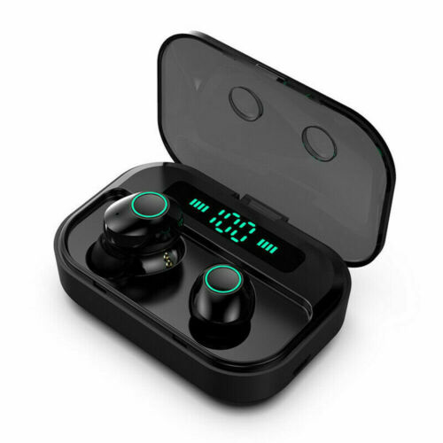 M7 LED Digital Display TWS Earphones Mini Stereo Headphones Bluetooth5.0 with 3600mAh Charging Case for Mobile Power Bank