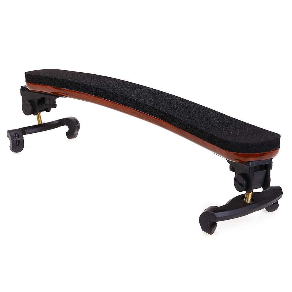 Maple Wood Violin Shoulder Rest for 3/4 and 4/4 Violin with Height Adjustable Feet