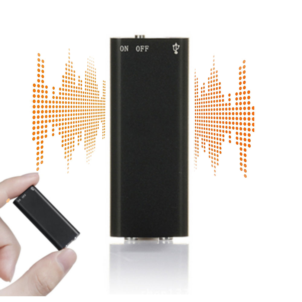 Mini Audio Recorder Voice Listening Device 96 Hours 8GB Bug