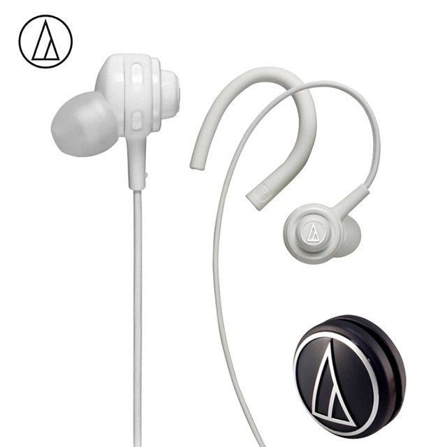 Original Audio-Technica ATH-COR150 Wired Earphone In-ear Sport Headset Adjustable Ear-hook Headphone Sweatproof Design