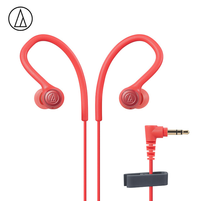 Original Audio-Technica ATH-SPORT10 In-ear Wired Earphone Music Headset Sport Earbuds With IPX5 Waterproof For Huawei Xiaomi