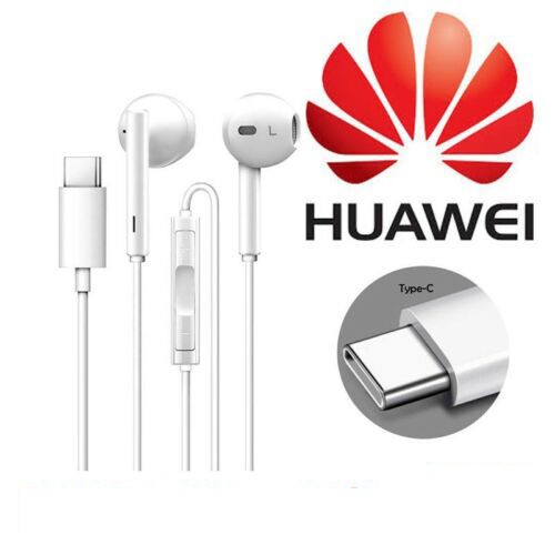 Original HUAWEI P20 Pro Mate10 USB Type-C Earphone Stereo Headphones with Mic & Volume