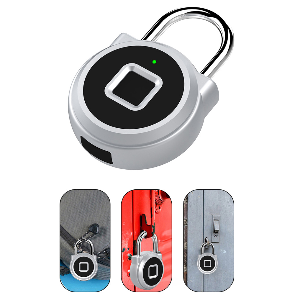 P10 Mini Smart Keyless Fingerprint Lock Waterproof Inteligente Anti-Theft Security Padlock Door Luggage Case Lock