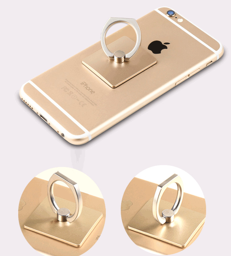 Portable Universal Metal Finger Ring Phone Holder – 360° Rotating Bracket for iPhone Samsung,