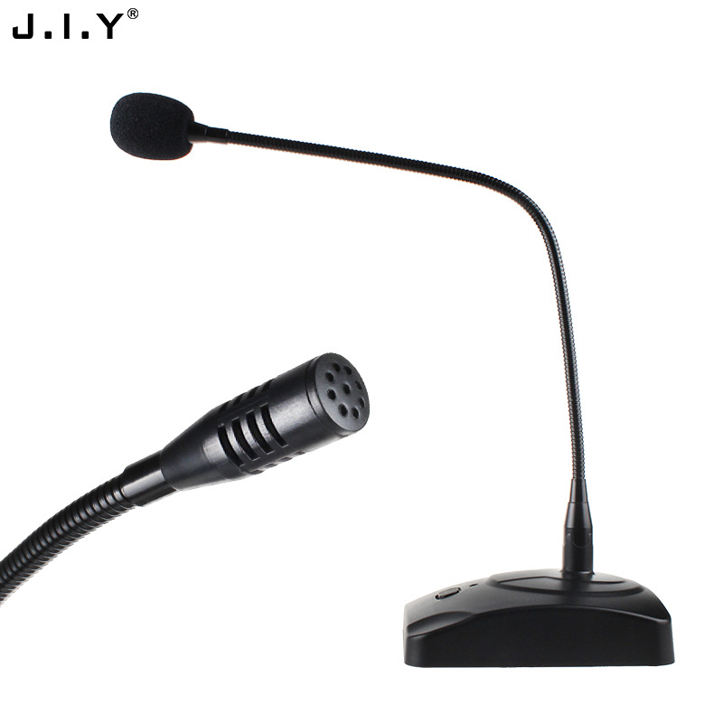 Professional Condenser Wired Gooseneck Microphone Desktop High Sensitivity Capacitor Mic