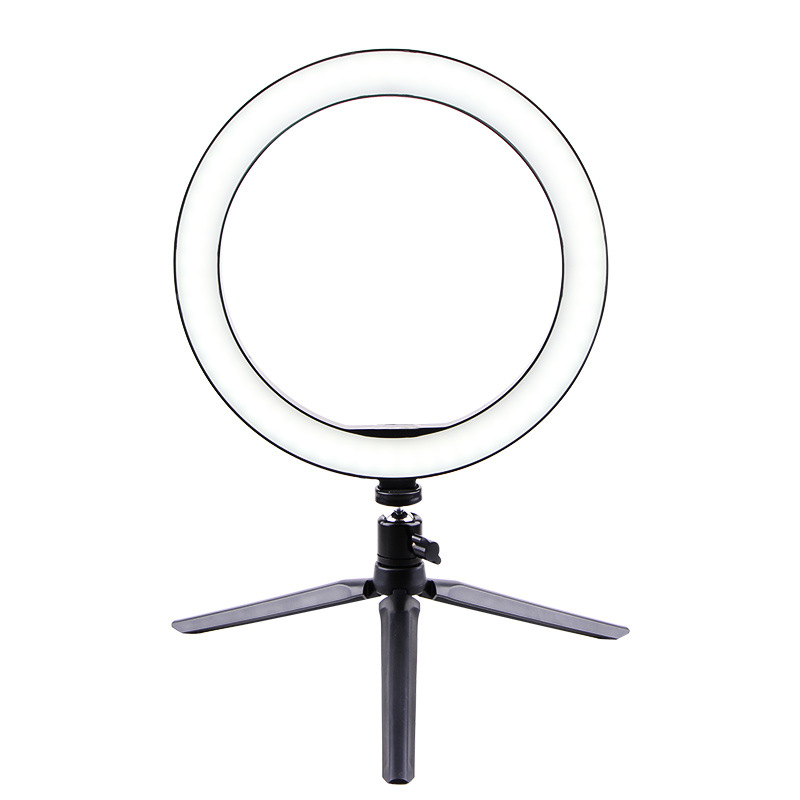 Selfie Ring Light LED Circle Light USB LED Desktop Lamp with Stand Dimmable LED Fill Light for Live Stream Photograph