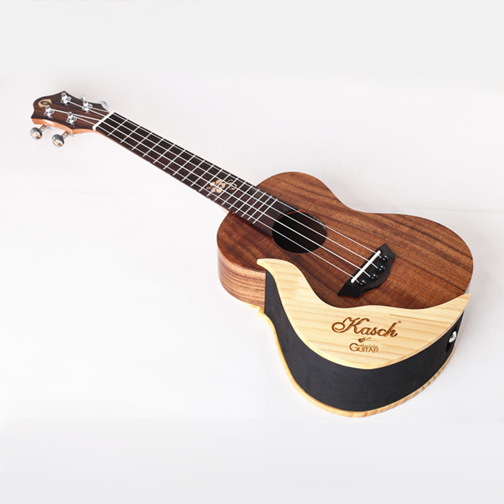 Simple Elegant Wooden Ukulele Wall Holder Small Guitar Display Stand