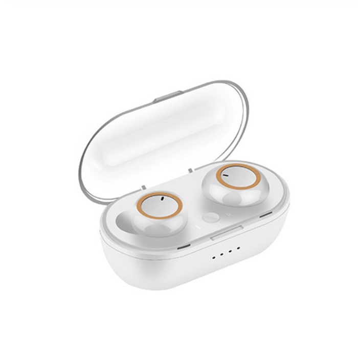 TWS Earphones Bluetooth5.0 Binaural Stereo In-ear Wireless Headset with Charging Bin Call Conversation Support Sports Headphones