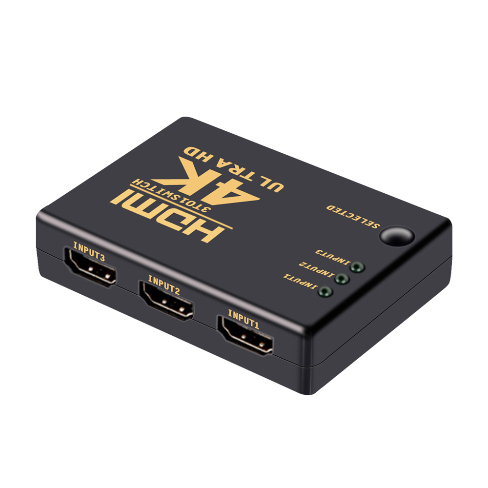 Ultra HD HDMI Switch 3 Port 4K*2K Switcher Splitter Box for DVD HDTV Xbox PS3 PS4