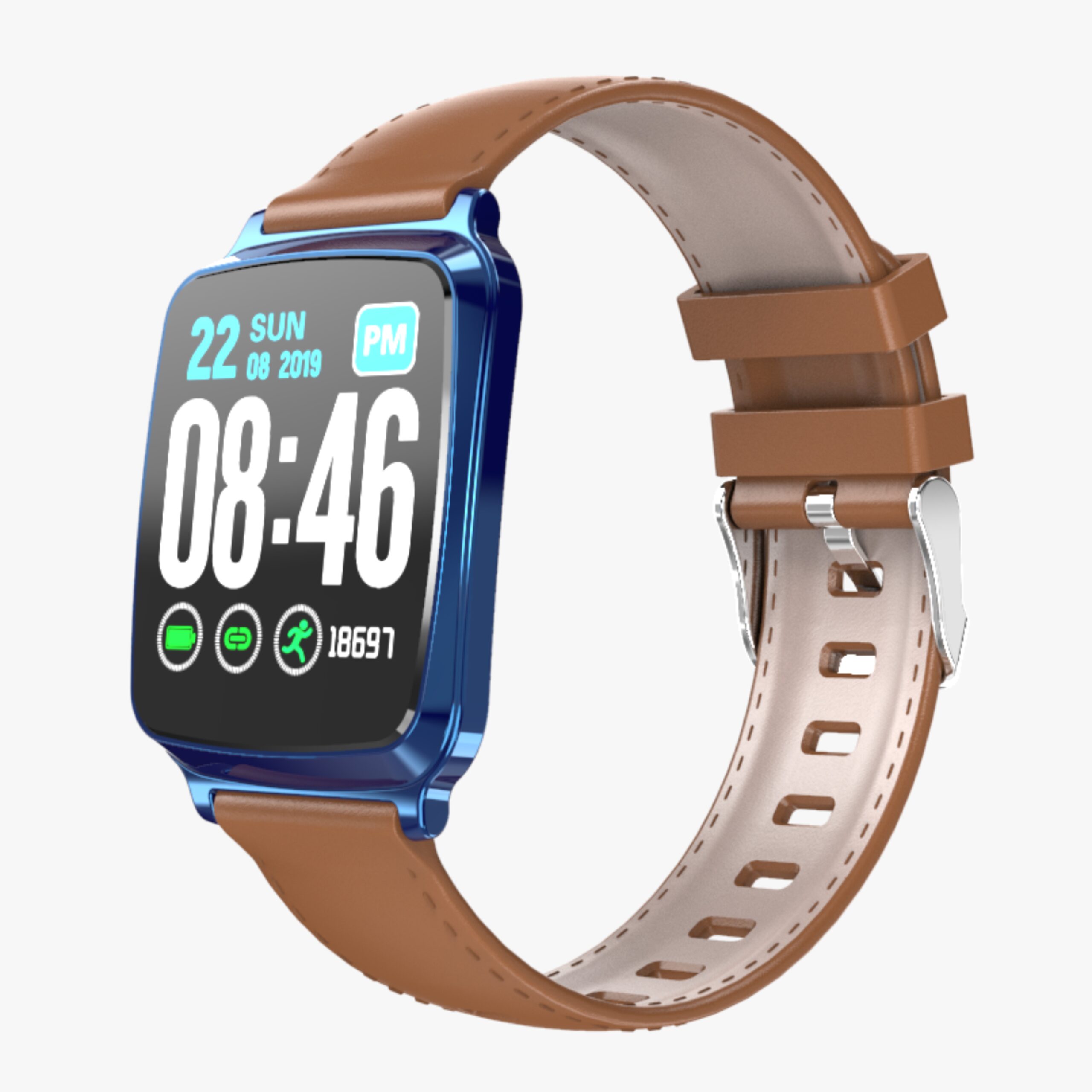Ultra-thin Fashion M8 Fitness Tracker IP67 Waterproof Blood Pressure Sports Call Reminder Bluetooth Smart iOS Watch