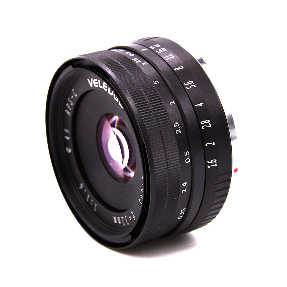 VELEDGE 32MM F1.6 Large Aperture Manual Prime Fixed Lens APS-C for Sony E-Mount Digital Mirrorless Cameras NEX 3 NEX 3N NEX 5 NEX 5T NEX 5R NEX 6 7 A5000, A5100, A6000, A6100,A6300 A6500