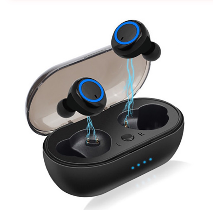 W12 TWS Wireless Earphone for IOS Android Mobile Phone Bluetooth 5.0 Multi-function Sports Headphone Touch Control Earbuds with Charging Box