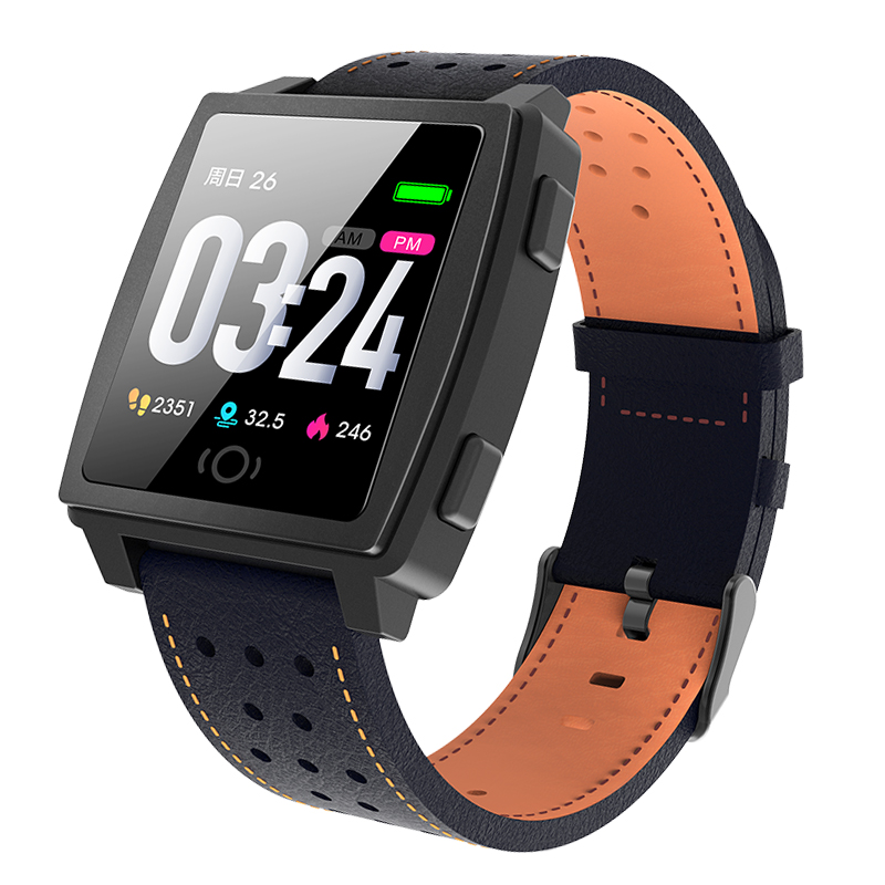 Waterproof Heart Rate Monitor Smart Sports Watch Bracelet With Alarm Clock Android IOS Mobile Phone for Men Women