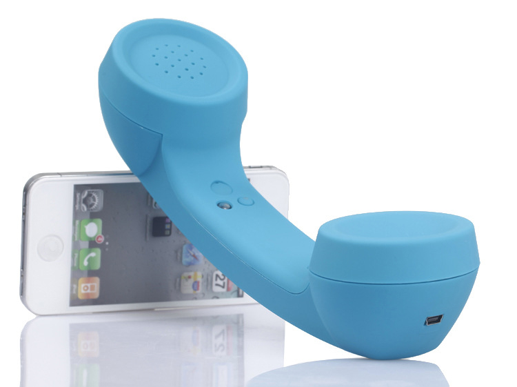Wireless Retro Telephone Handset Radiation-proof Handset Receivers Headphones for Mobile Phone