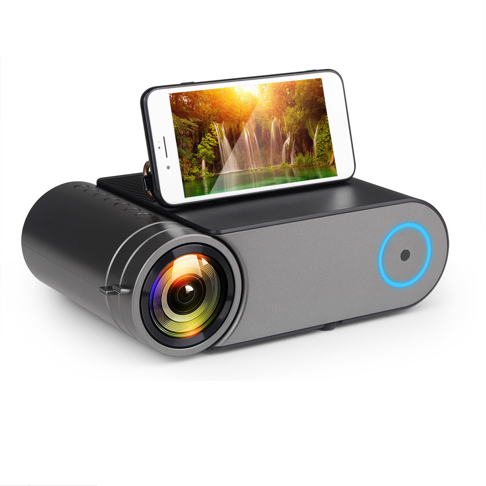 YG550 Photography Camera 720P Recorder Multifunction Home Projector Portable black_Cellphone with the same screen version