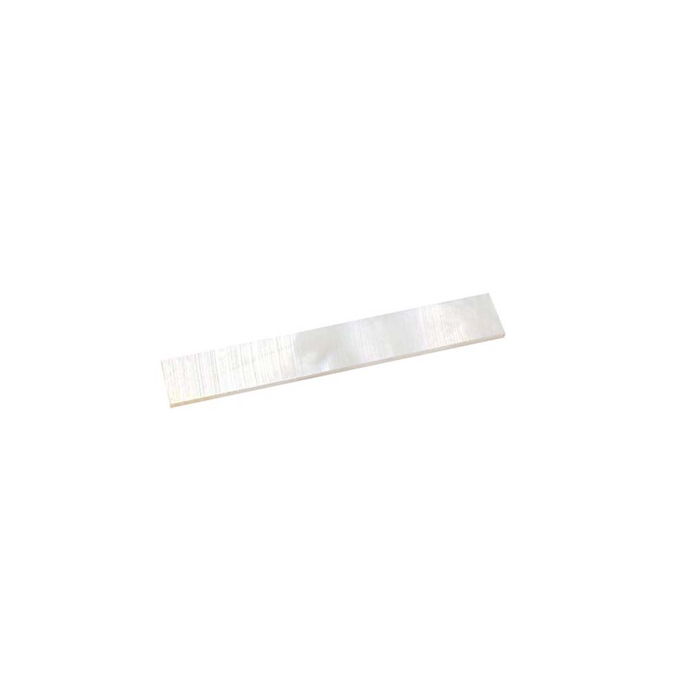 10Pcs Rectangular Decorate Inlay Material White Mother of Pearl Shell Blanks 43*7mm Thickness 1.2mm white