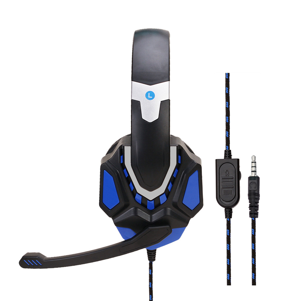 Non-lighting Gaming Headset Internet Cafe Headphone for PS4 Gaming Computer Switch